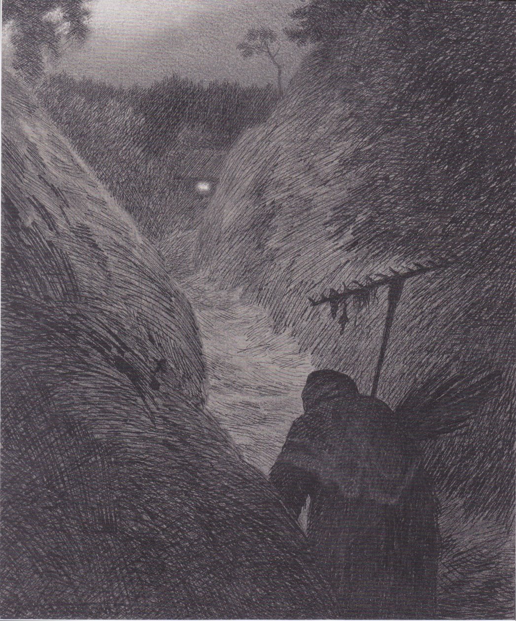 Mor se blíží od Theodor Kittelsen