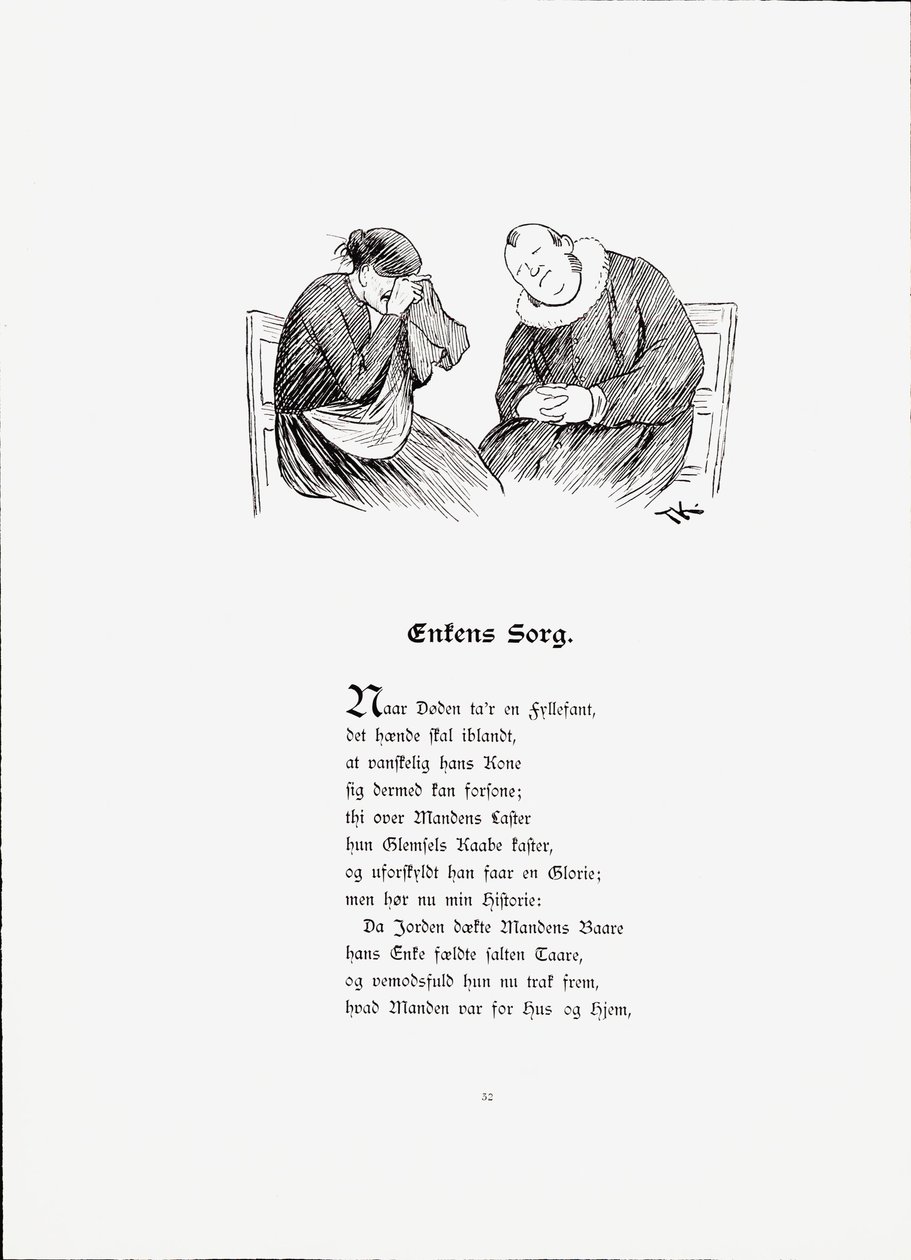 Ilustrace převzata z knihy Příběhy od Muntha, Petera a publikované Dybwadem (č. 1896) od Theodor Kittelsen