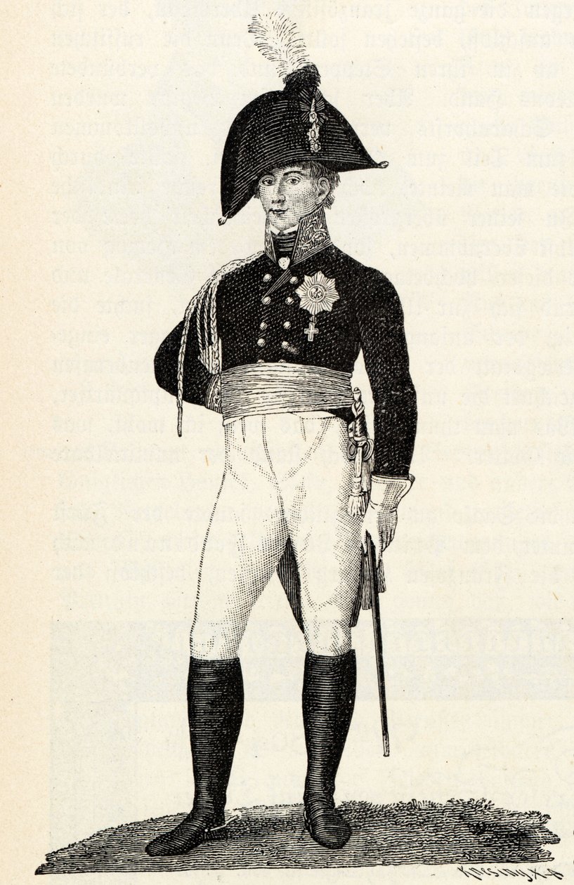 Princ Ludvík Ferdinand Pruský 1772-1806. od Theodor Knesing
