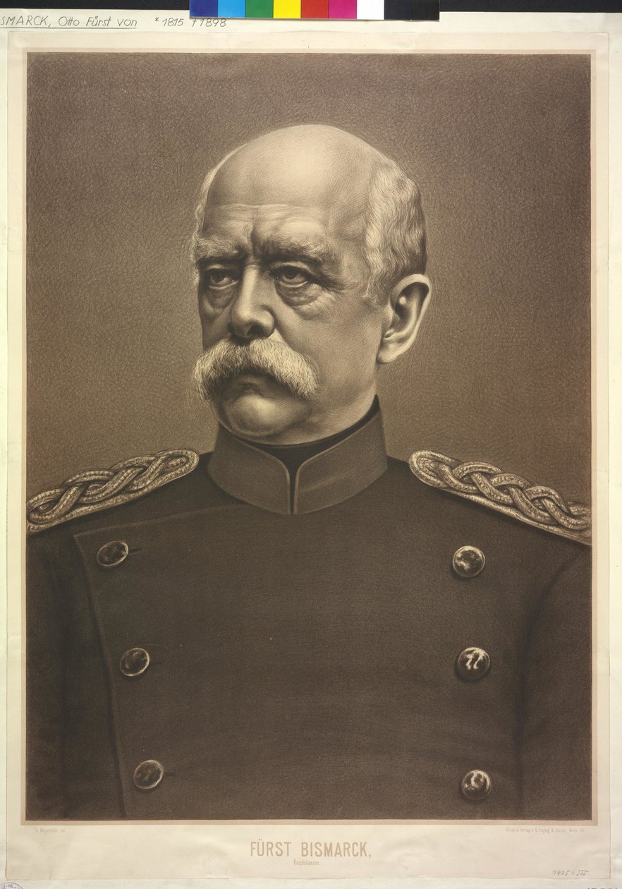 Říšský kancléř hrabě Bismarck od Theodor Mayerhofer