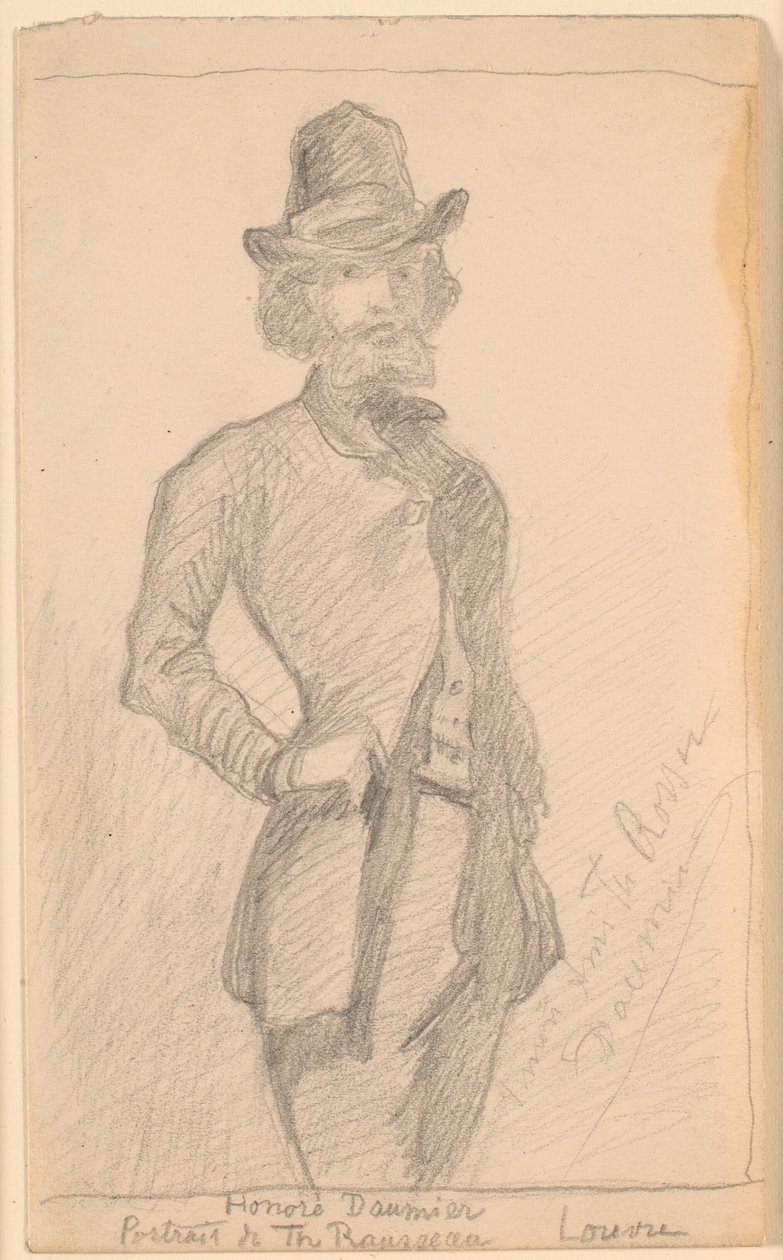 Kopie obrazu H. Daumiera od Th. Rousseau v Louvru od Theodor Philipsen