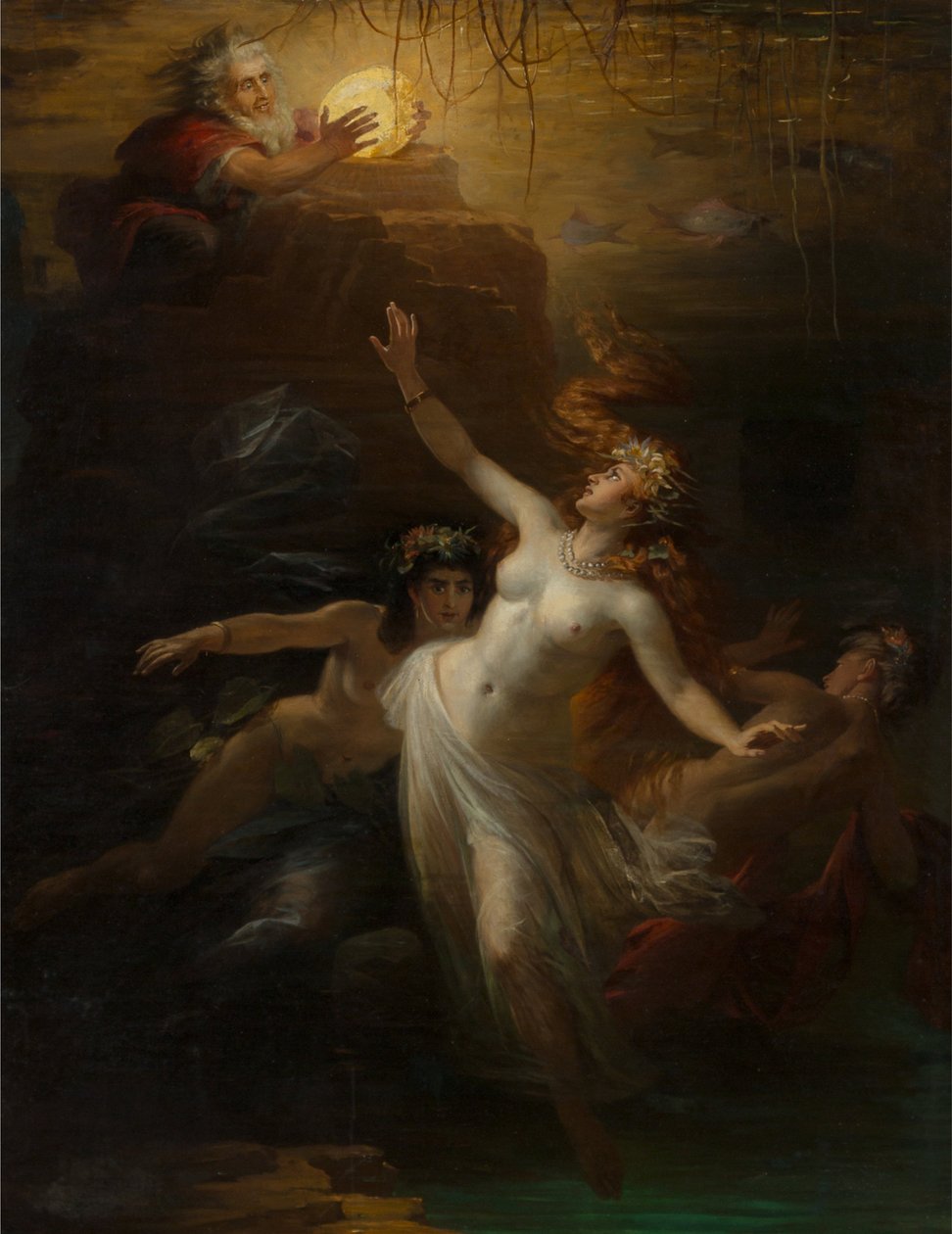 Zlato Rýna Das Rheingold, 1875. od Theodor Pixis