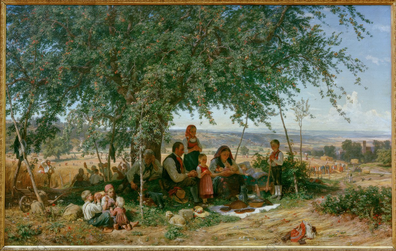 Polední modlitba při sklizni od Theodor Schütz