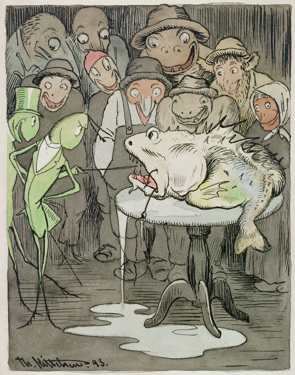 Vzácné zvíře od Theodor Kittelsen