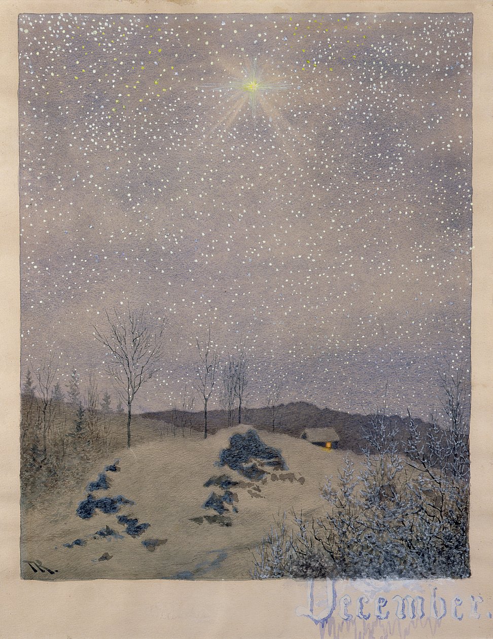 prosinec od Theodor Kittelsen