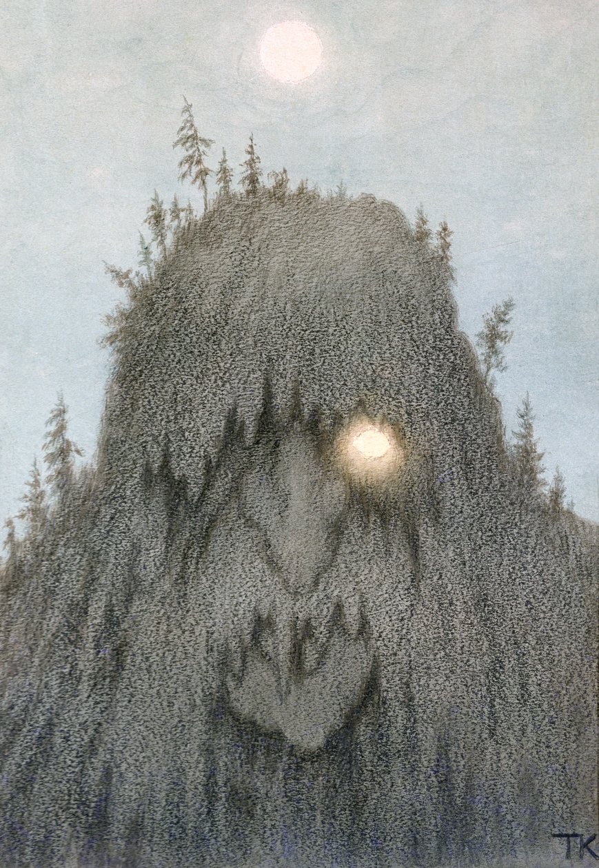 Lesní Troll od Theodor Kittelsen