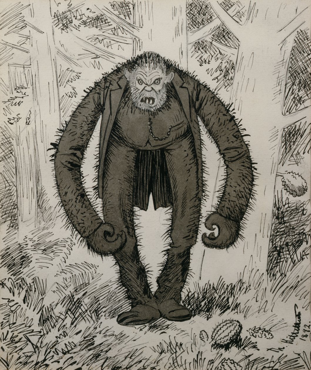 Příroda spala, když byl stvořen od Theodor Kittelsen