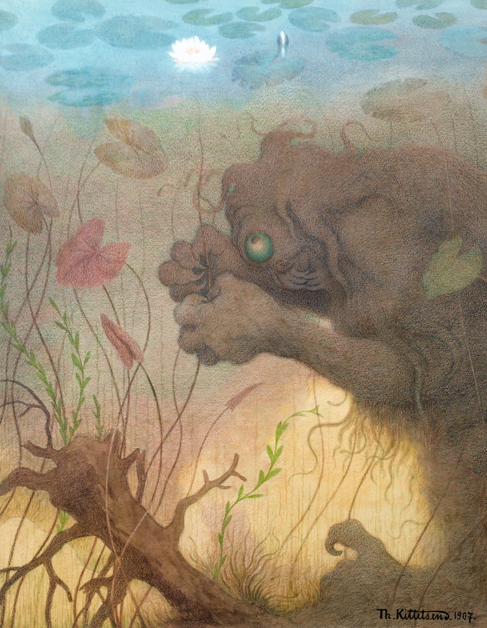 Nocks Rybaření od Theodor Kittelsen
