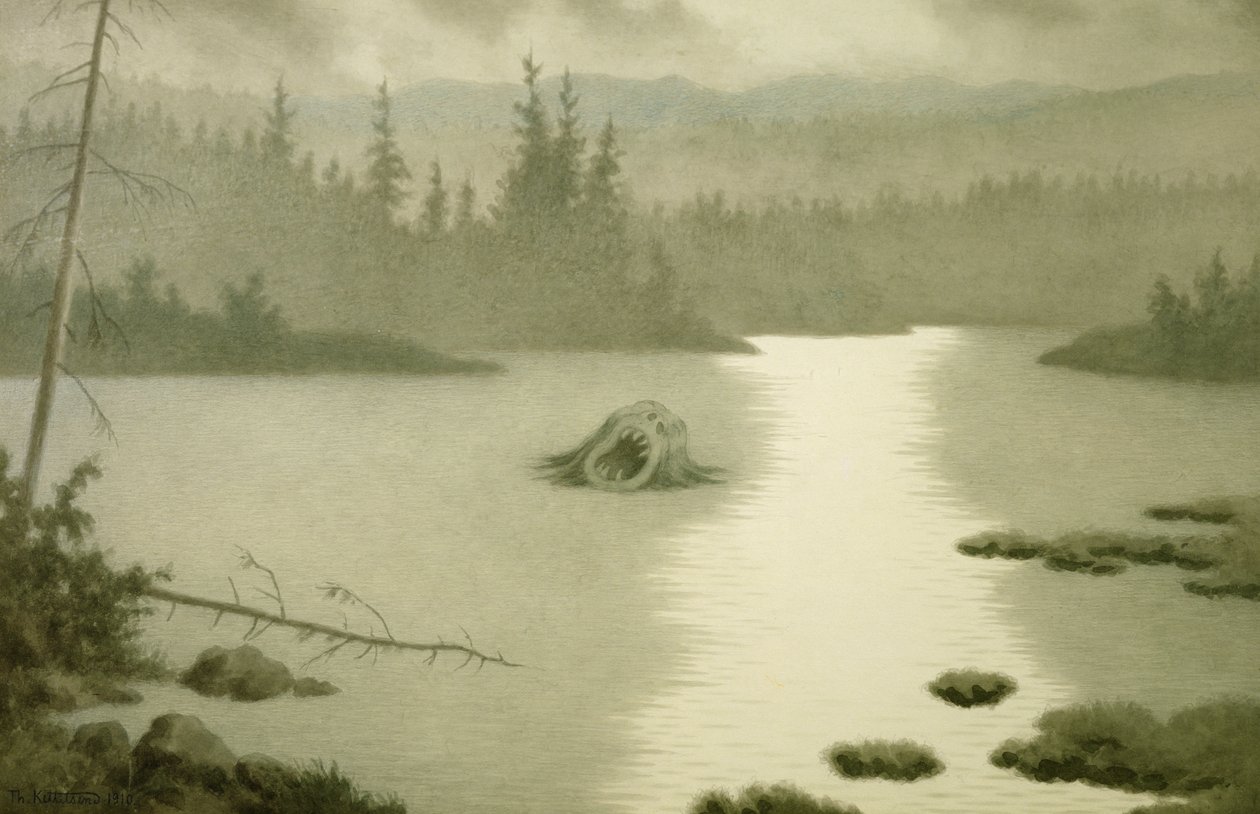 Cams křičí od Theodor Kittelsen