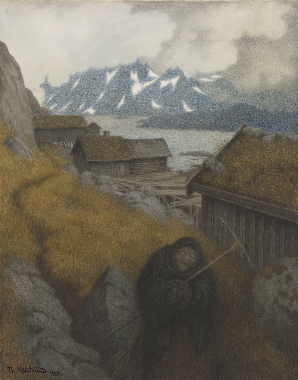 Pokrývá celou zemi od Theodor Kittelsen