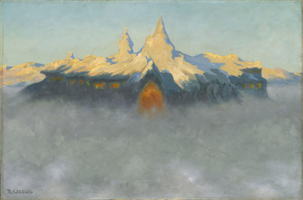 Palác Soria Moria od Theodor Kittelsen