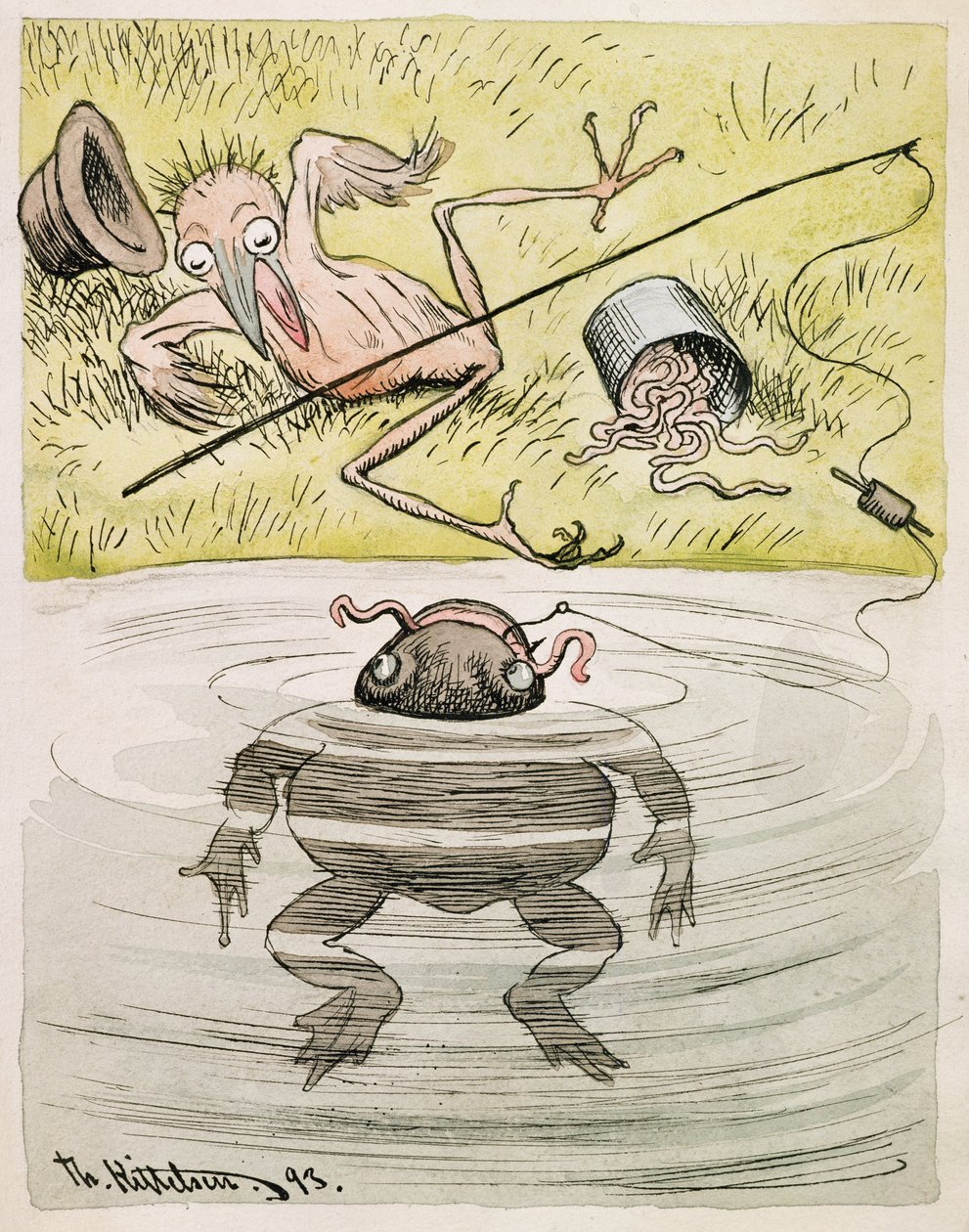 Nebe mi bude svědkem toho, že jsem nevěděl, že jsi to ty, kdo mi ukousl hák od Theodor Kittelsen