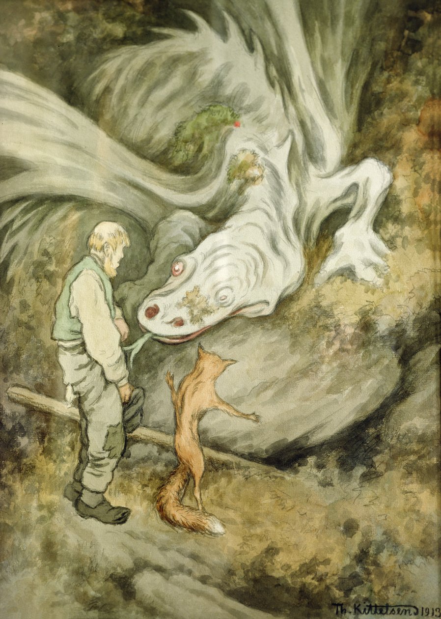 Svět neplatí jinak, můj drahý draku od Theodor Kittelsen