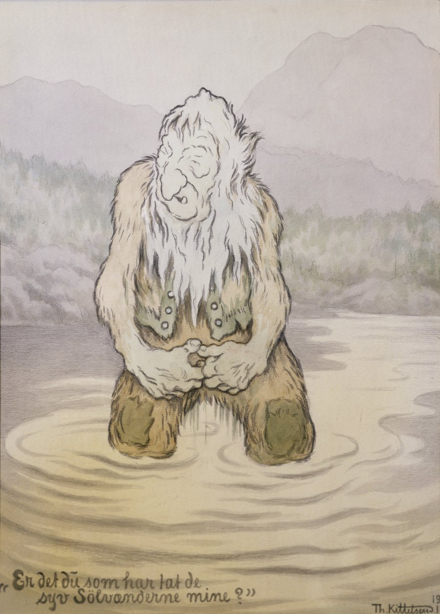 Kdo vzal mých sedm stříbrných kachen? od Theodor Kittelsen