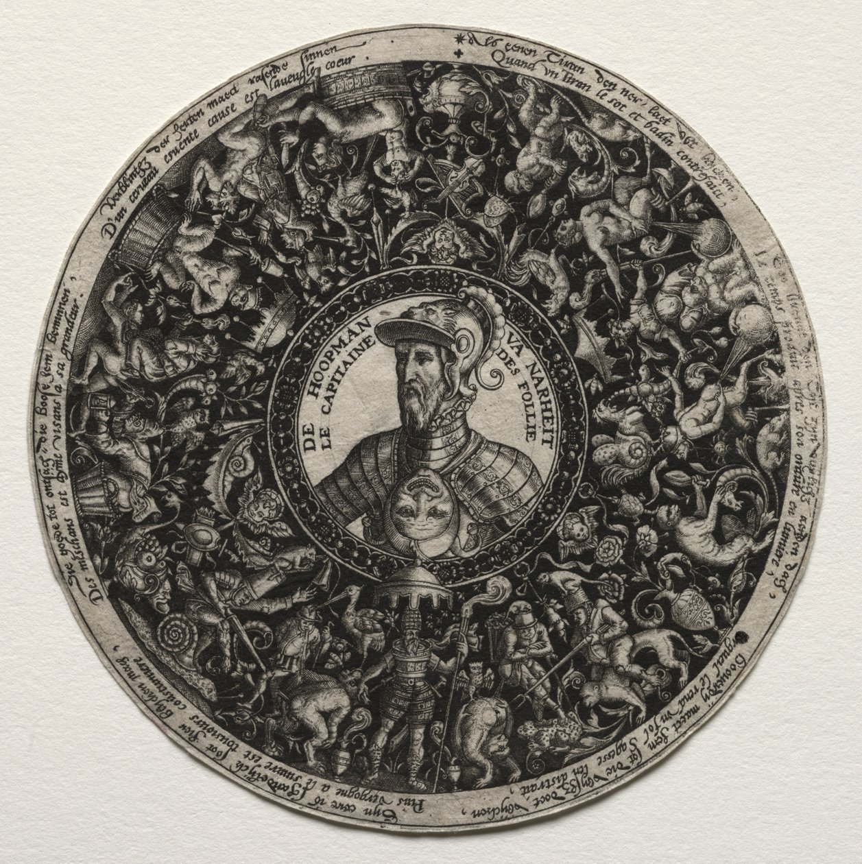Design pro misku s medailony od Theodor de Bry