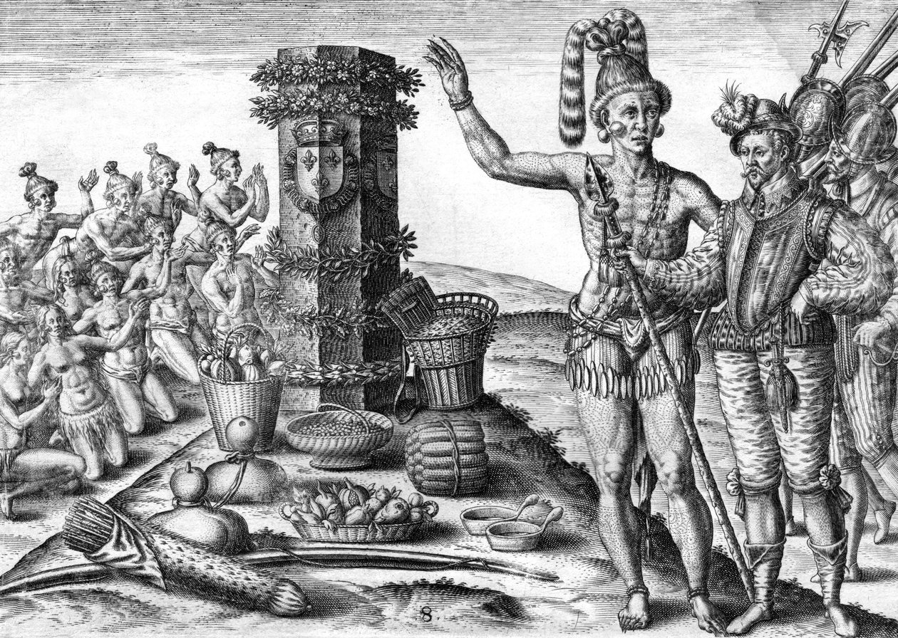 Floridští indiáni od Theodor de Bry