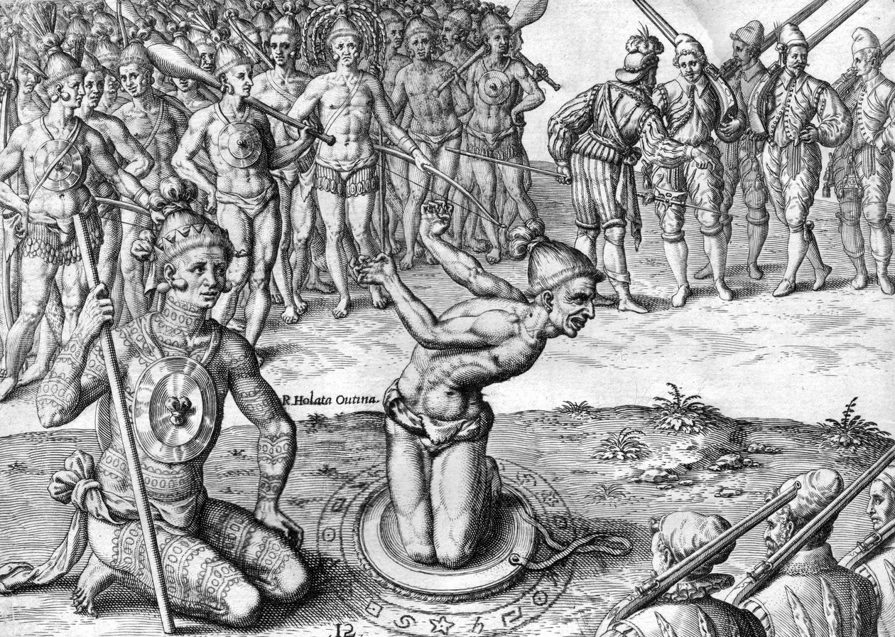 Indičtí kuchaři švestky Utina od Theodor de Bry