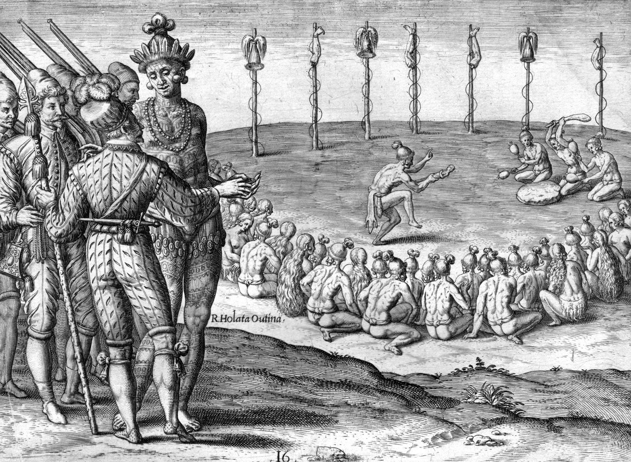 Indičtí kuchaři švestky Utina od Theodor de Bry