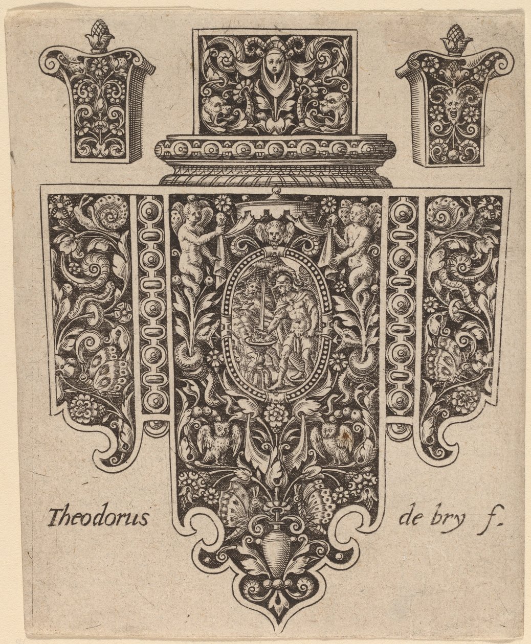 Ornament od Theodor de Bry
