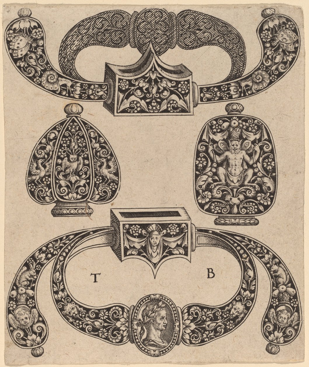 Ornament od Theodor de Bry