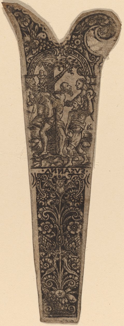 Ornament na rukojeť nože od Theodor de Bry