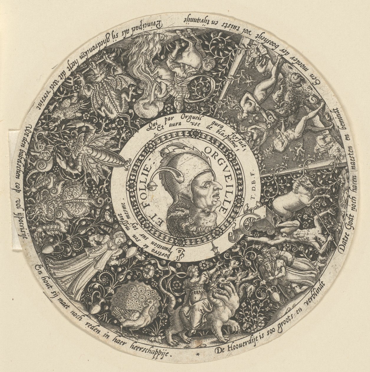 Pýcha a šílenství (Orgueil et Folie) od Theodor de Bry