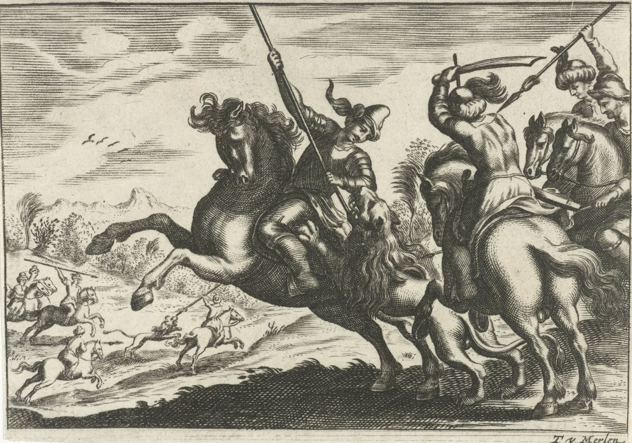 lov na lva od Theodor van Merlen (II)