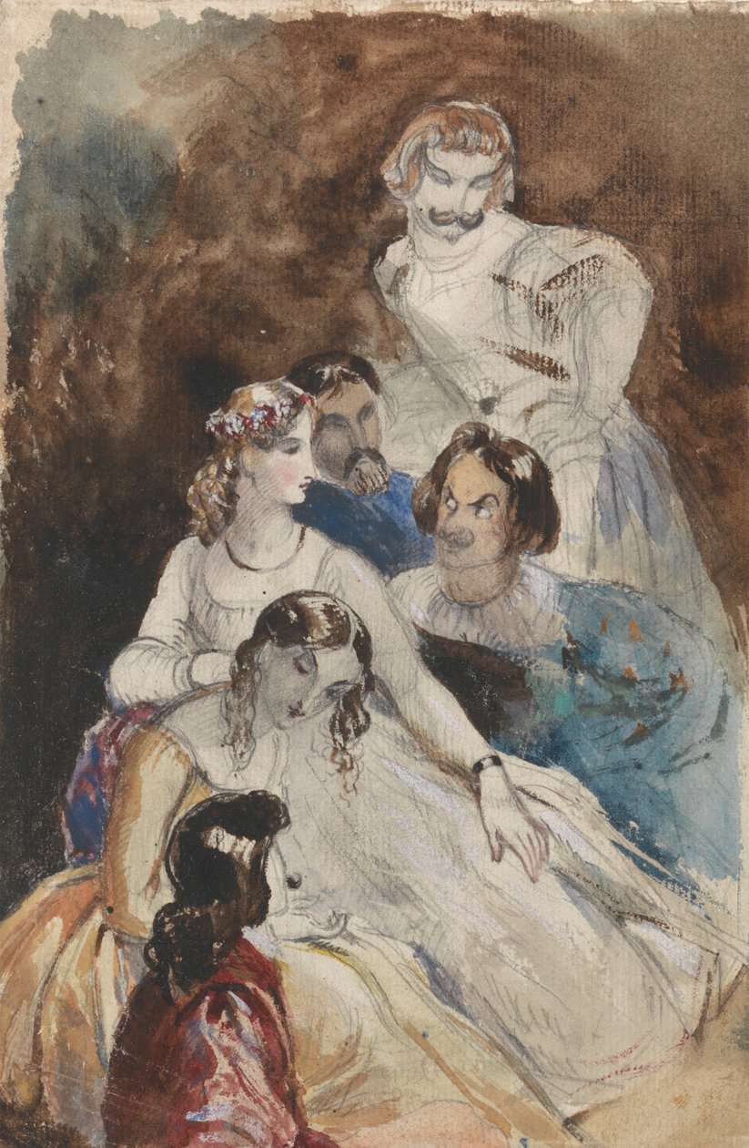 Divadelní skupina od Theodor von Holst