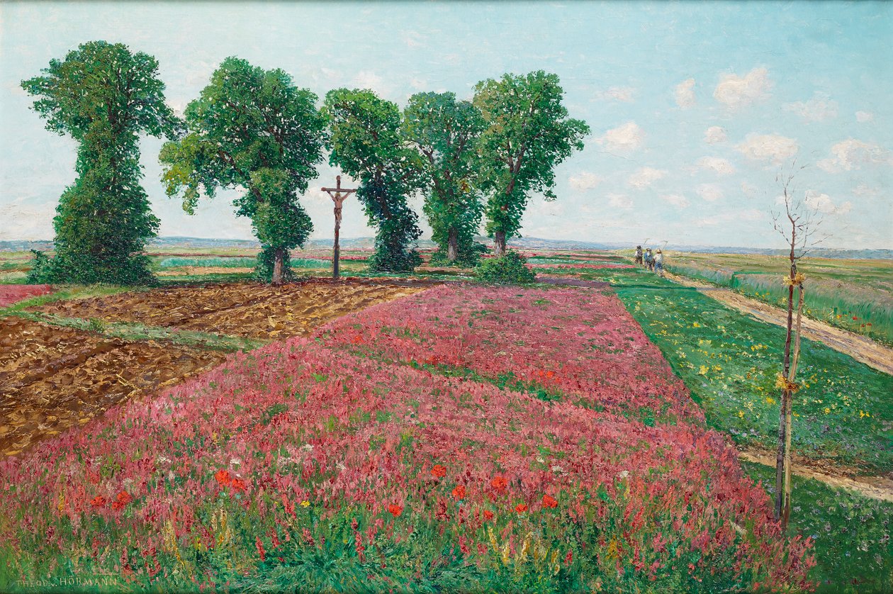 Velké pole vičáků ve Znojmě IV od Theodor von Hormann