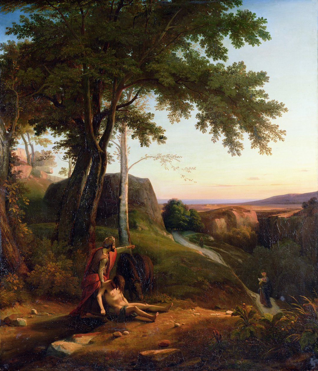 Dobrý Samaritán, 1834 od Theodore Caruelle d Aligny