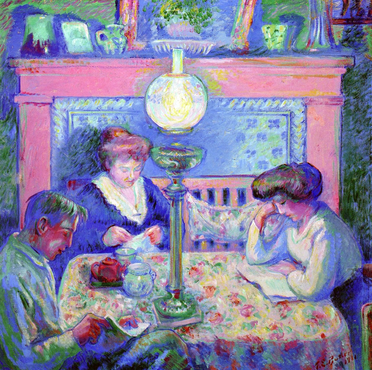 Po večeři, 1911 od Theodore Earl Butler