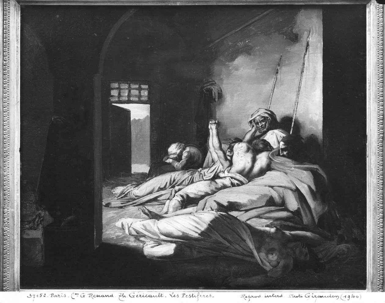 Oběti moru od Theodore Gericault