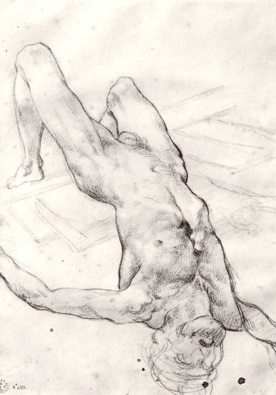 studie pro Raft of the Medusa od Theodore Gericault