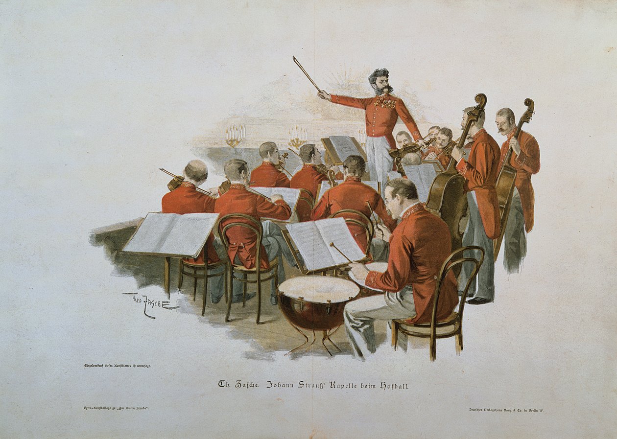 Orchestr Johanna Strausse na dvorním plese od Theodore Zasche