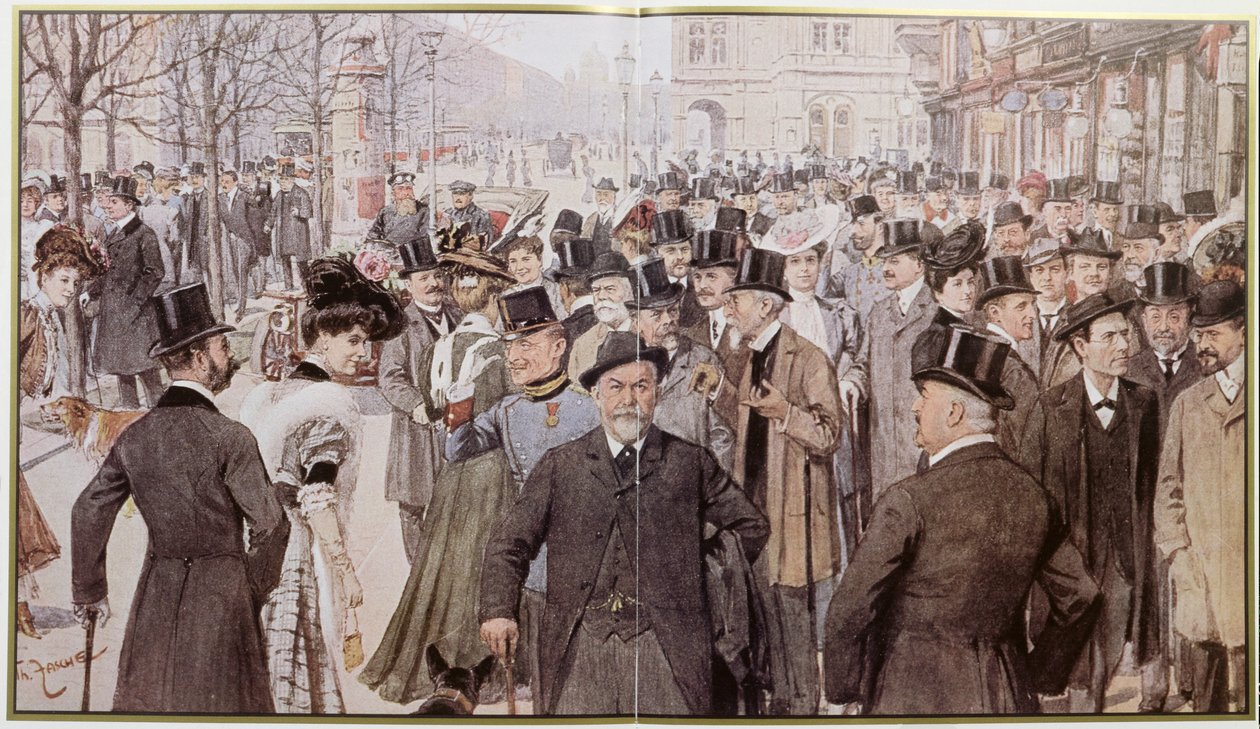Ringstrasse, Vídeň od Theodore Zasche