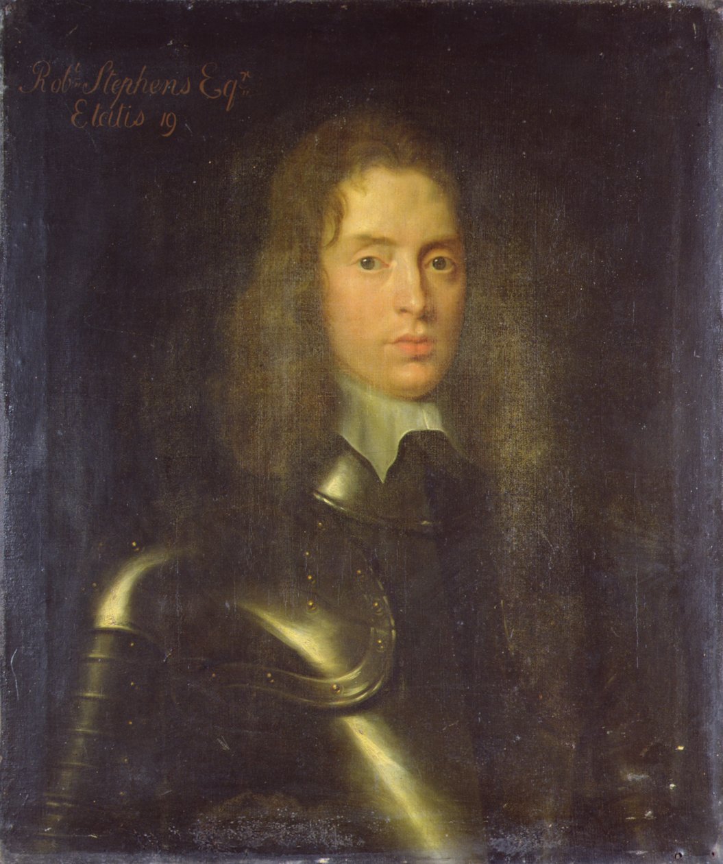 Portrét Roberta Stephense (1622-75) z Eastonu, Gloucestershire, 1641-42 (olej na nelinkovaném plátně) od Theodore circle of Russel