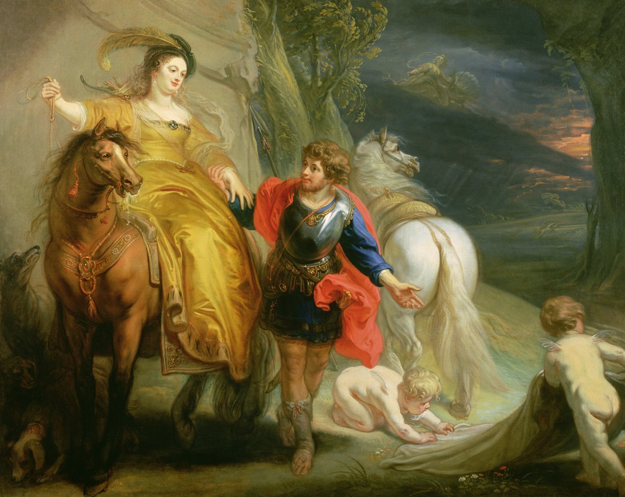 Dido a Aeneas od Theodoor van Thulden