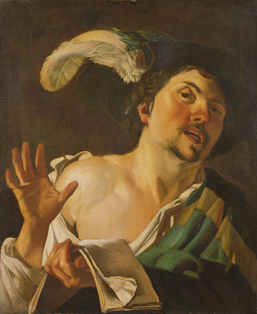 Zpěvák od Theodore van Baburen