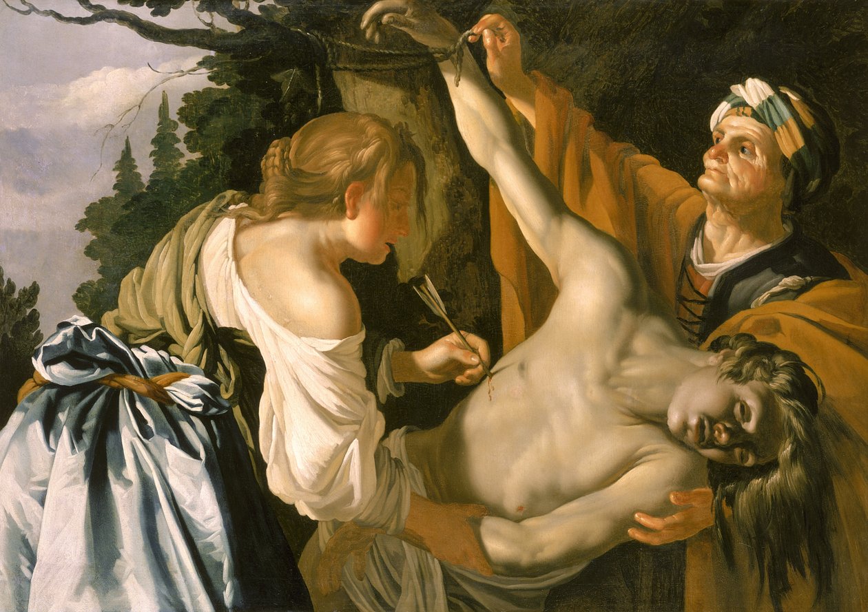 Ošetřovatelství svatého Šebestiána, 1622 od Theodore van Baburen