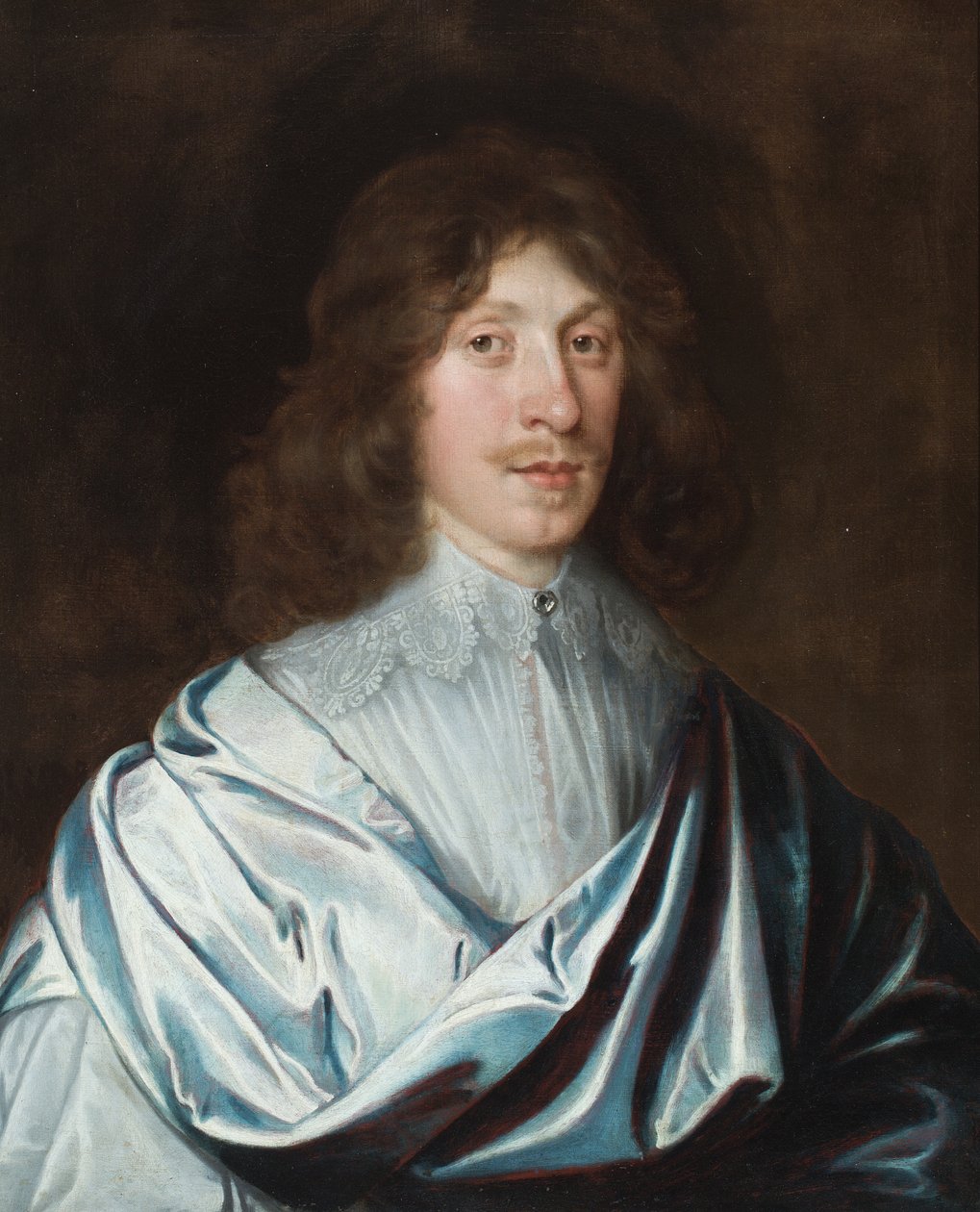 Portrét pána, pravděpodobně Dr. John Hewett (olej na plátně) od Theodore (attr.to) Russell