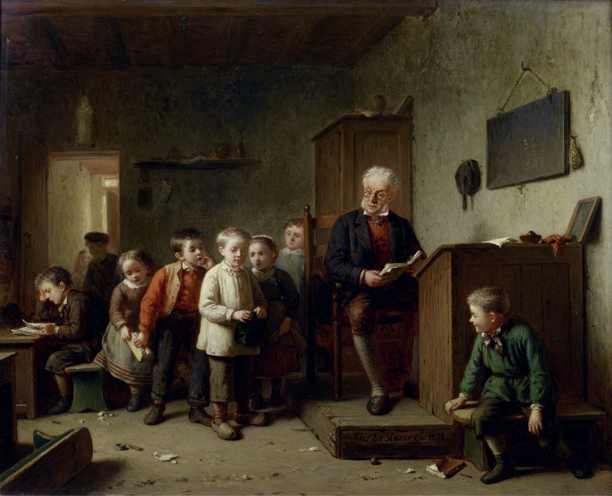 Třída, 1872 od Theodore Bernard de Heuvel