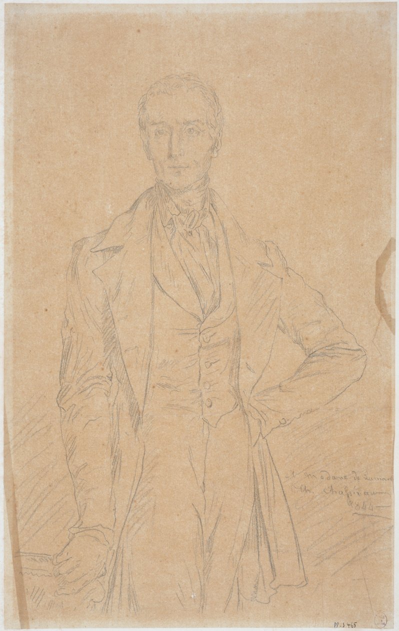 Alphonse de Lamartine od Théodore Chassériau