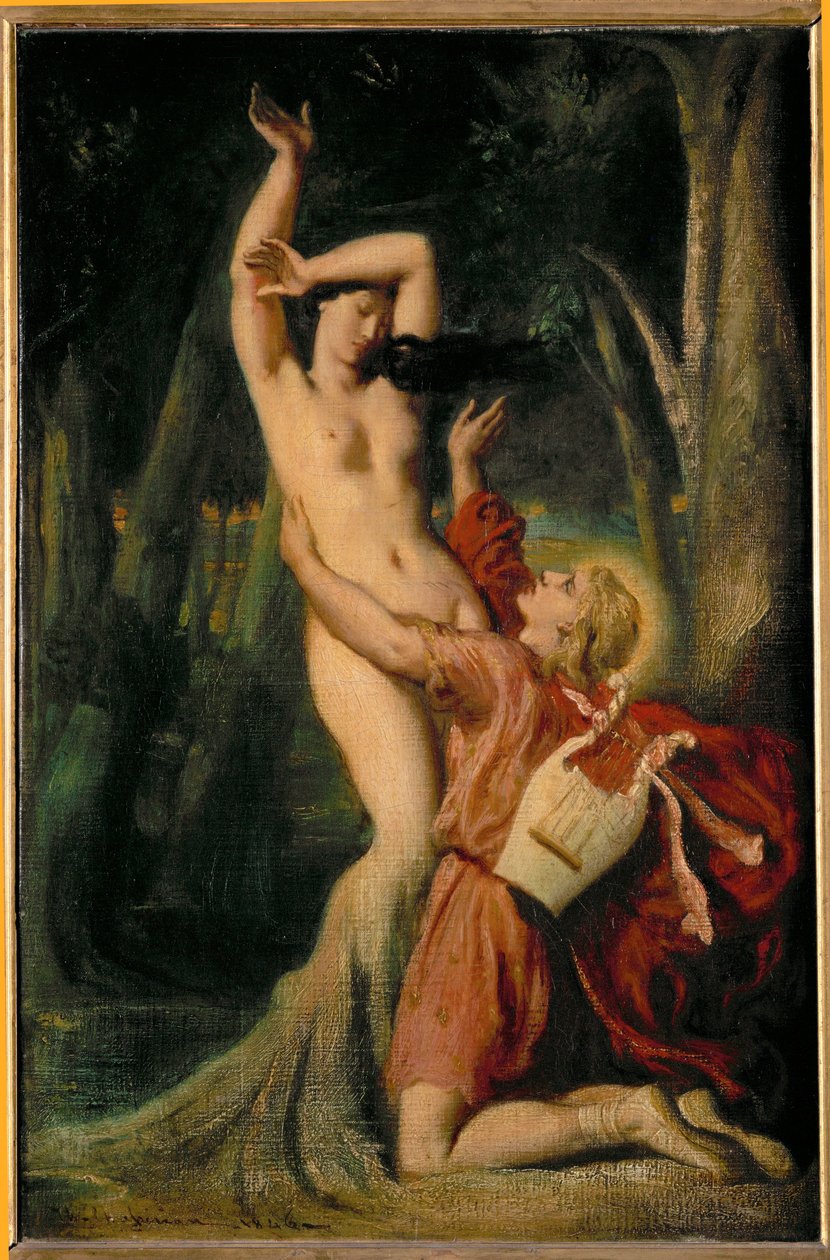 Apollo a Dafné ... od Théodore Chassériau