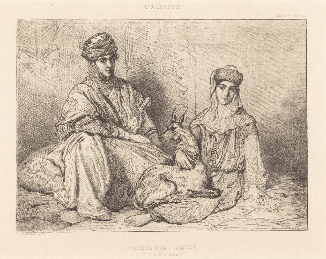 Maurké z Konstantiny od Théodore Chassériau