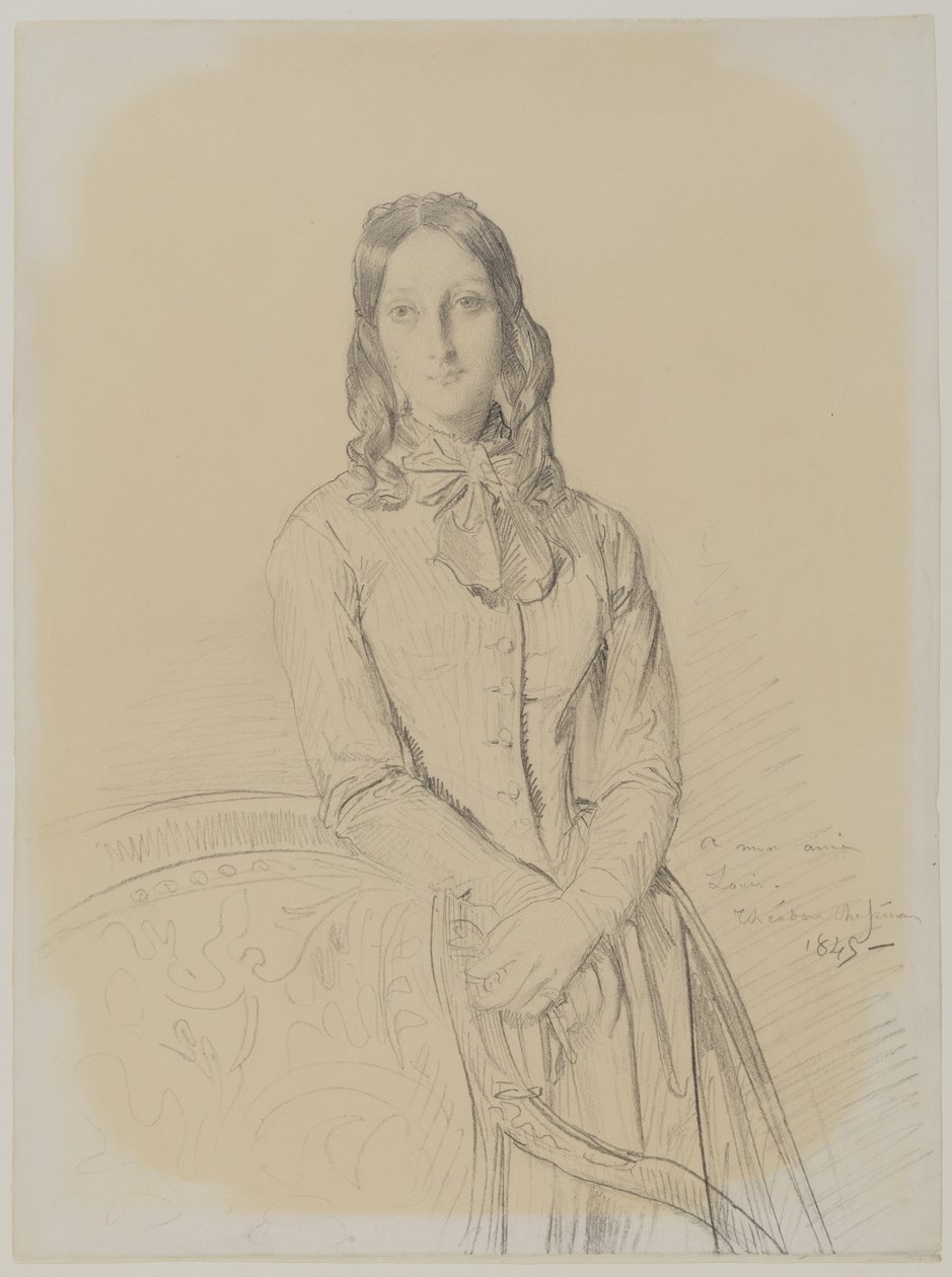 Portrét madame Ravaissonové od Théodore Chassériau