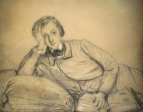 Portrét Raymonda de Magnoncourt od Théodore Chassériau