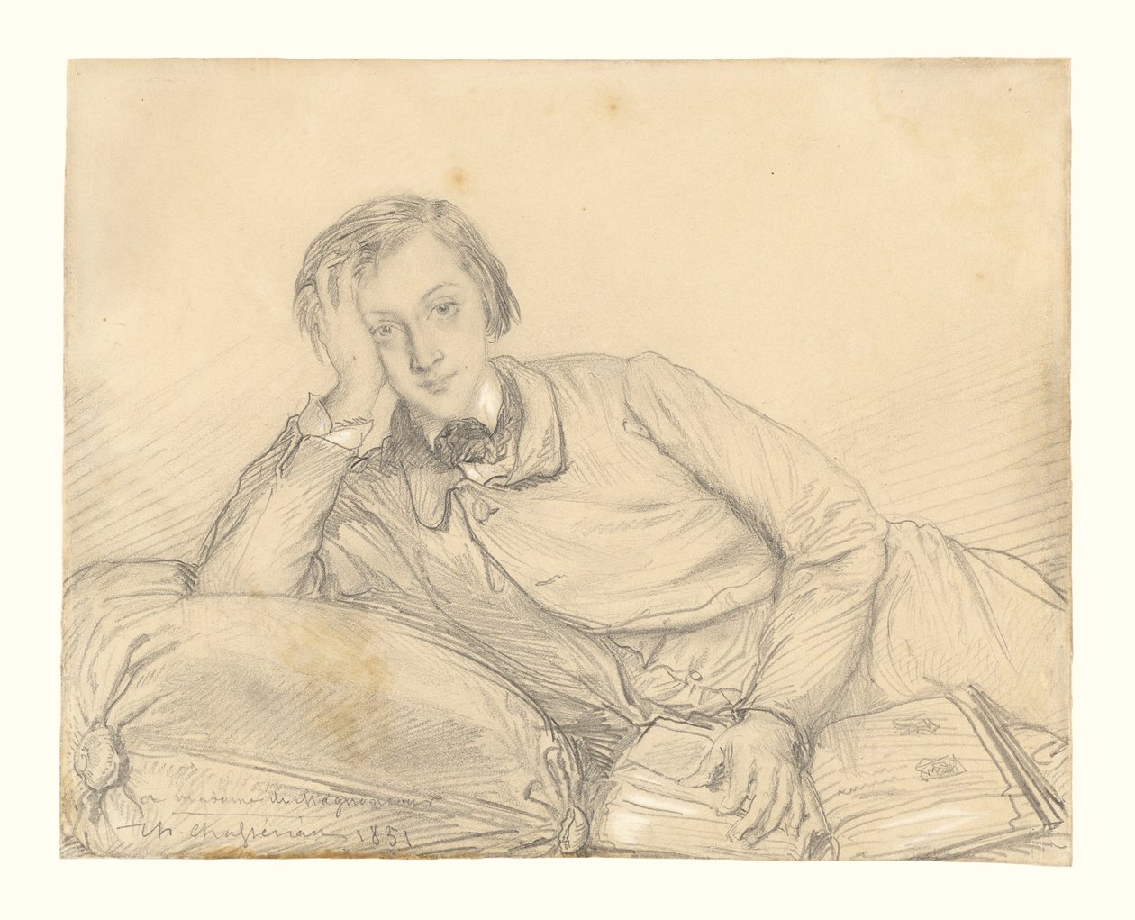 Portrét Raymonda de Magnoncourt od Théodore Chassériau