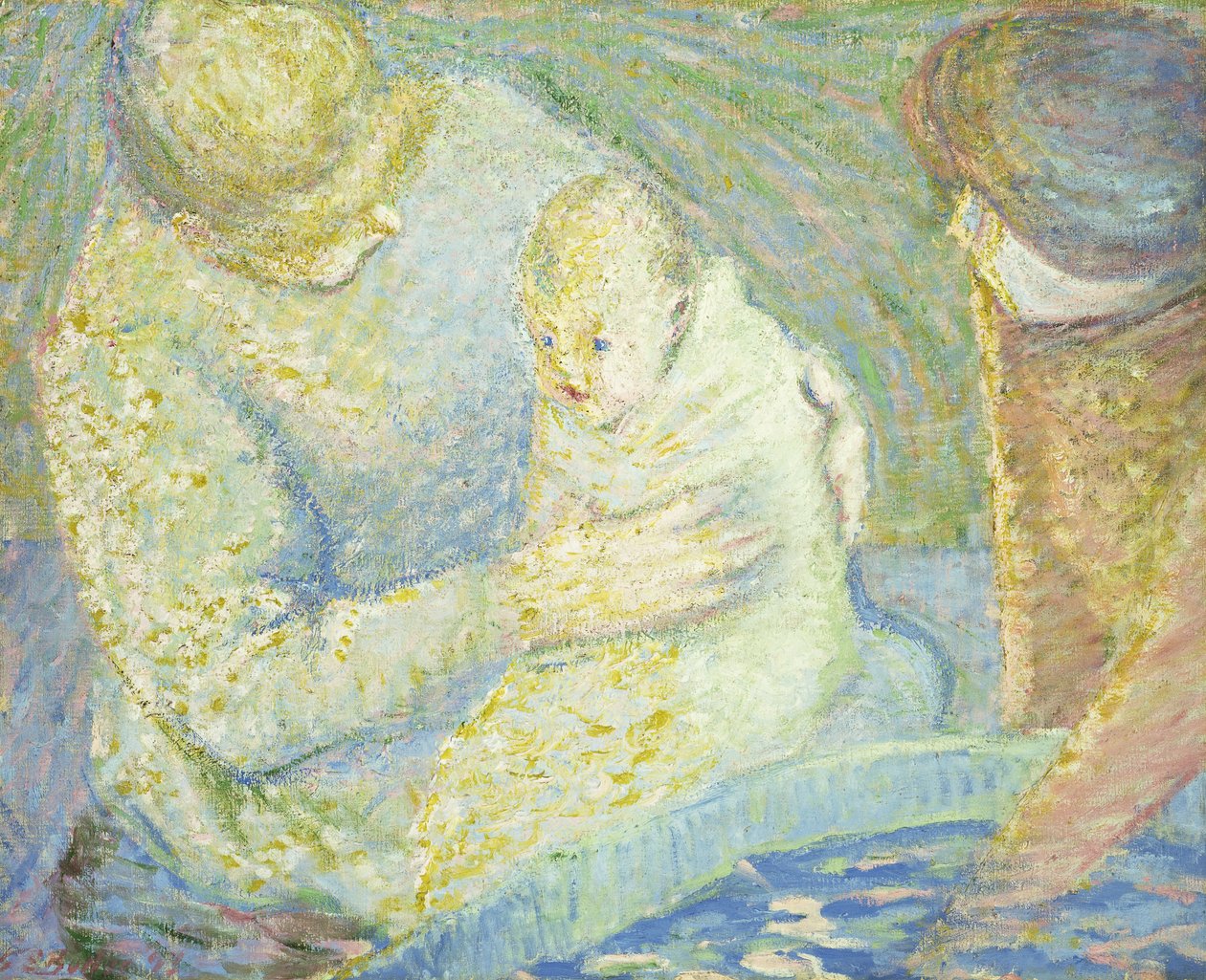 Koupání dítěte od Theodore Earl Butler