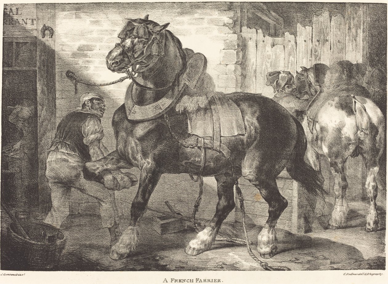 Francouzský podkovář od Theodore Gericault
