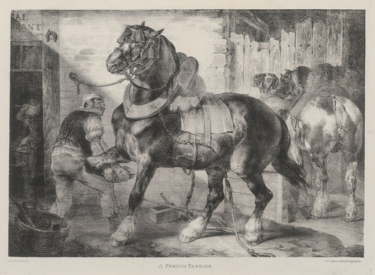 Francouzský kovář od Theodore Gericault